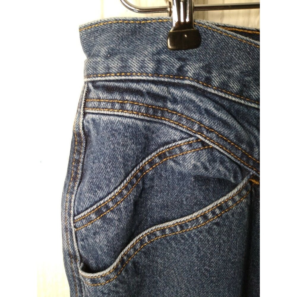 Vtg Rocky Mountain BareBack Jeans Women 17/18 XL Blue High Waist Rockies Western - Picture 7 of 8